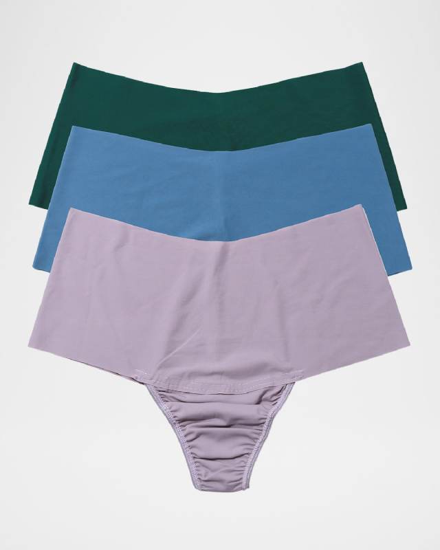 Breathe Hi-Rise Thongs 3-Pack