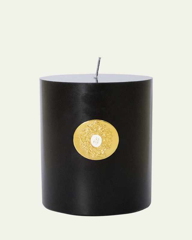 31.74 oz. Halley Black Cylindrical Candle