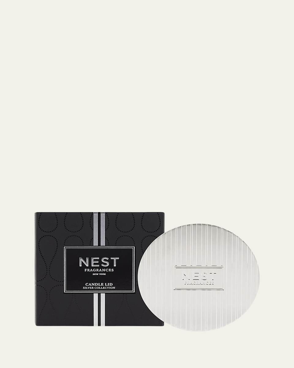 Silver Classic Candle Lid