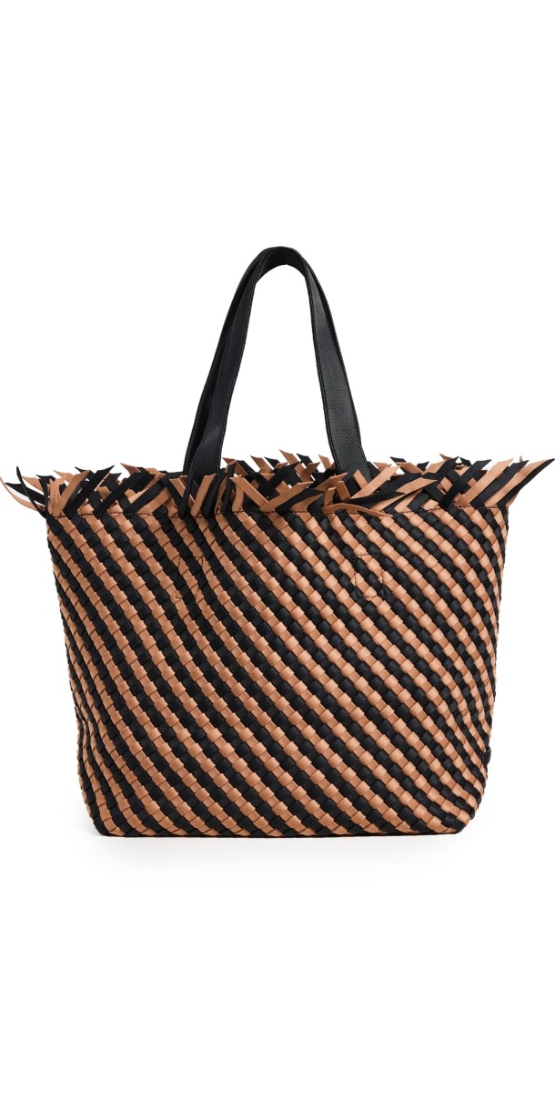 Naghedi Havana Medium Tote Striped Algarv