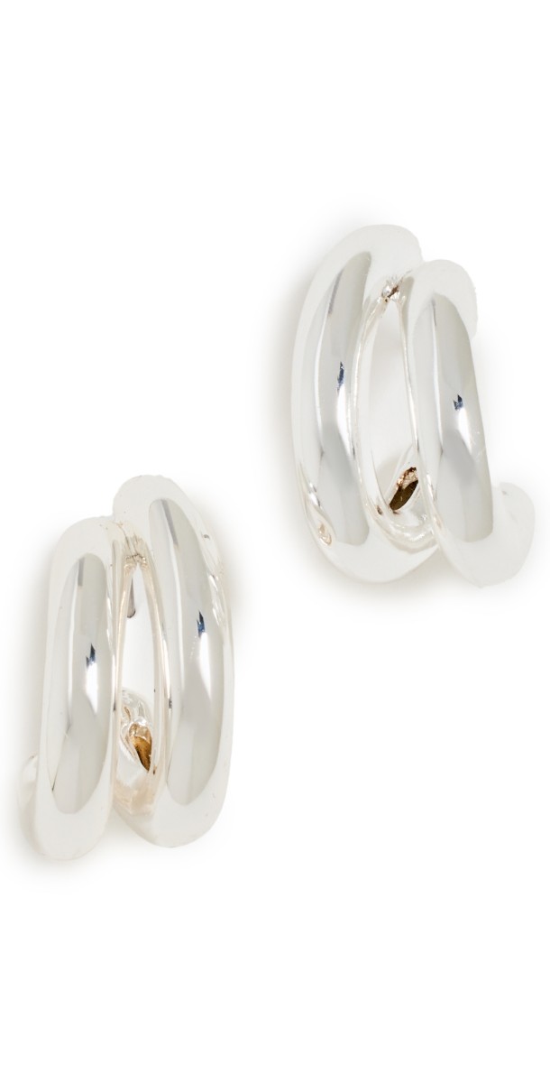 Jenny Bird Florence Earrings High Polish Silver