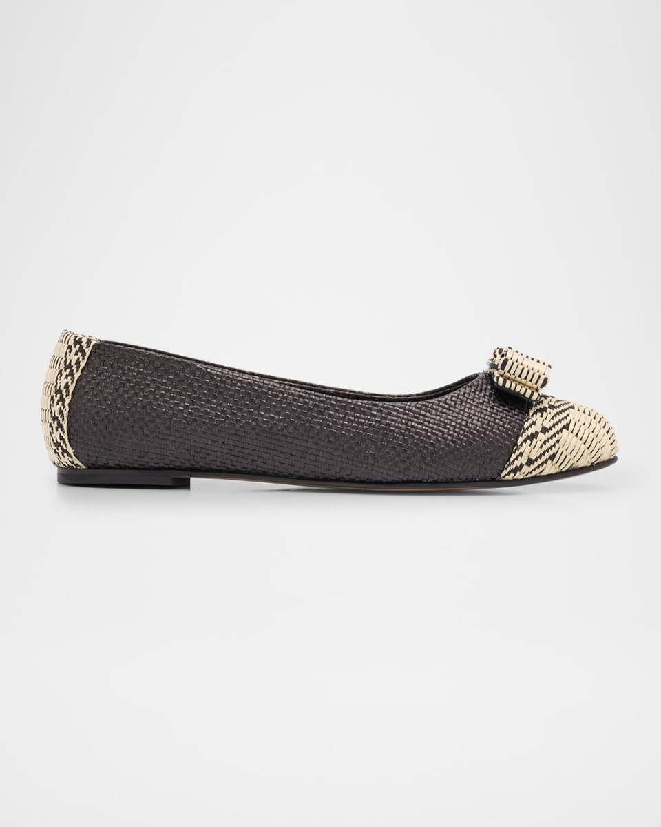 Varina Woven Bow Ballerina Flats
