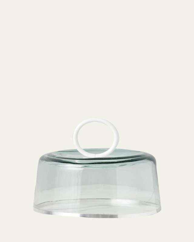 Bianca Small Glass Dome, 8.9"