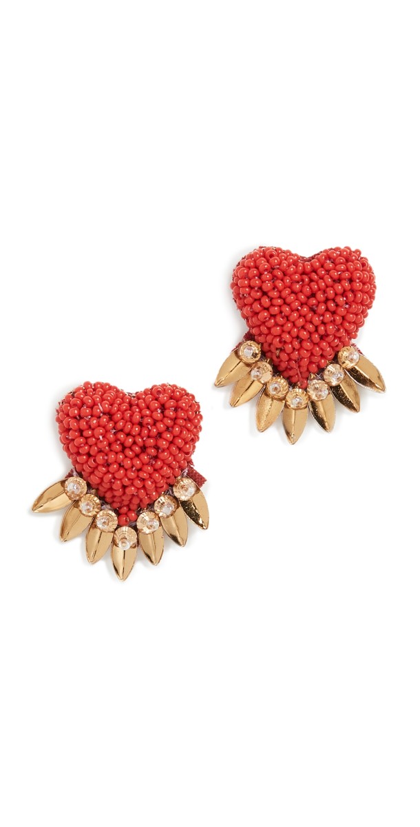 Deepa Gurnani Deepa by Deepa Gurnani Danika Earrings Red