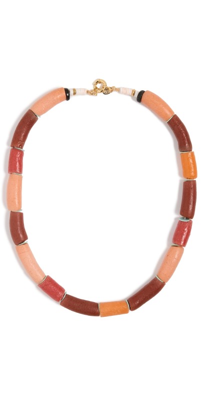 Maison Monik Anouk Collier Necklace Caramel/Red