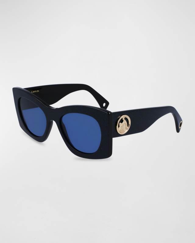 Mother & Child Logo Acetate Butterfly Sunglasses