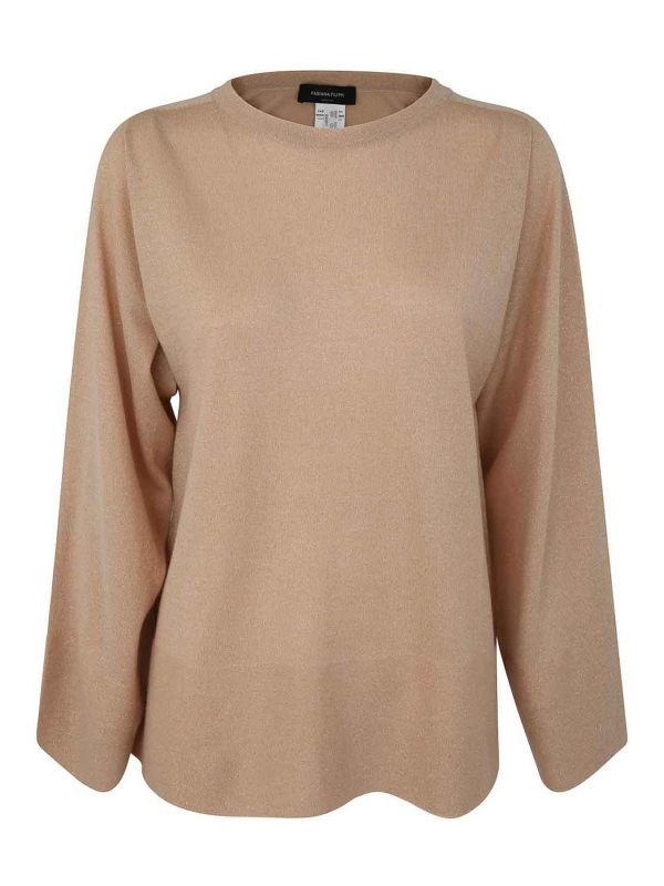 Fabiana Filippi Pull Col Rond - Marron