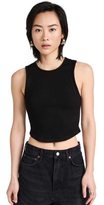 AGOLDE Nova Tank Black