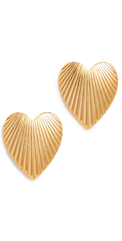 Elizabeth Cole Chrysilla Earrings Gold