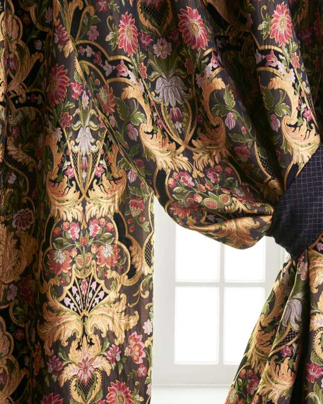 Two 50"W x 84"L Gustone Curtains