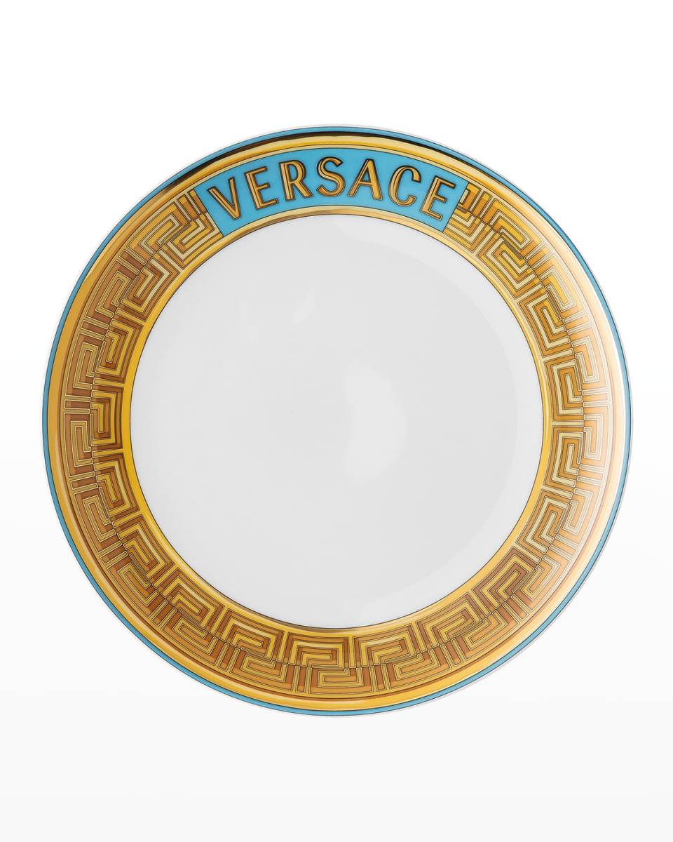 Medusa Amplified Blue Coin Salad Plate