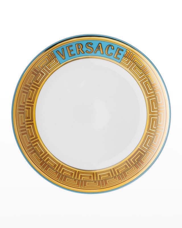 Medusa Amplified Blue Coin Salad Plate