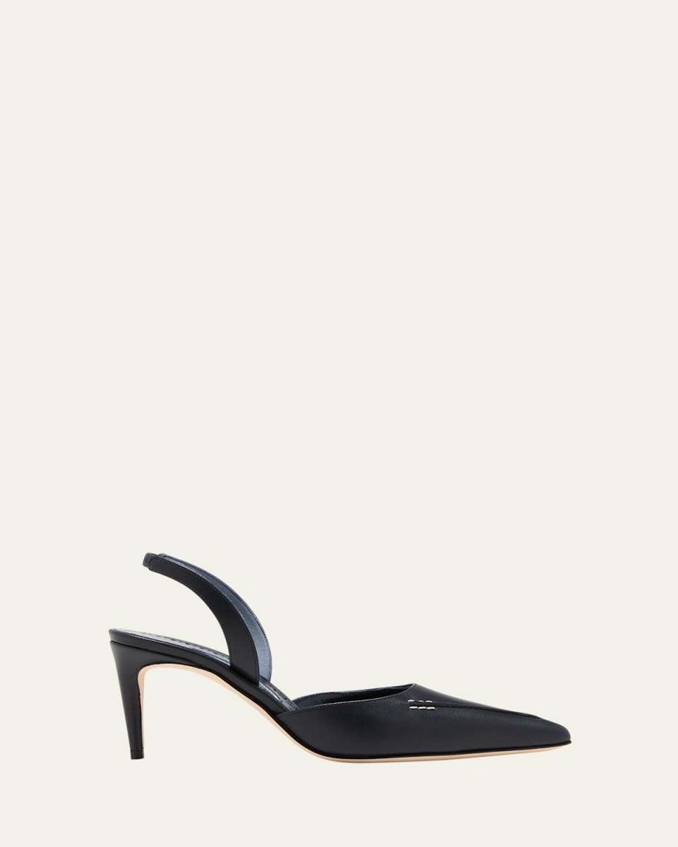 Homerasli Leather Halter Pumps