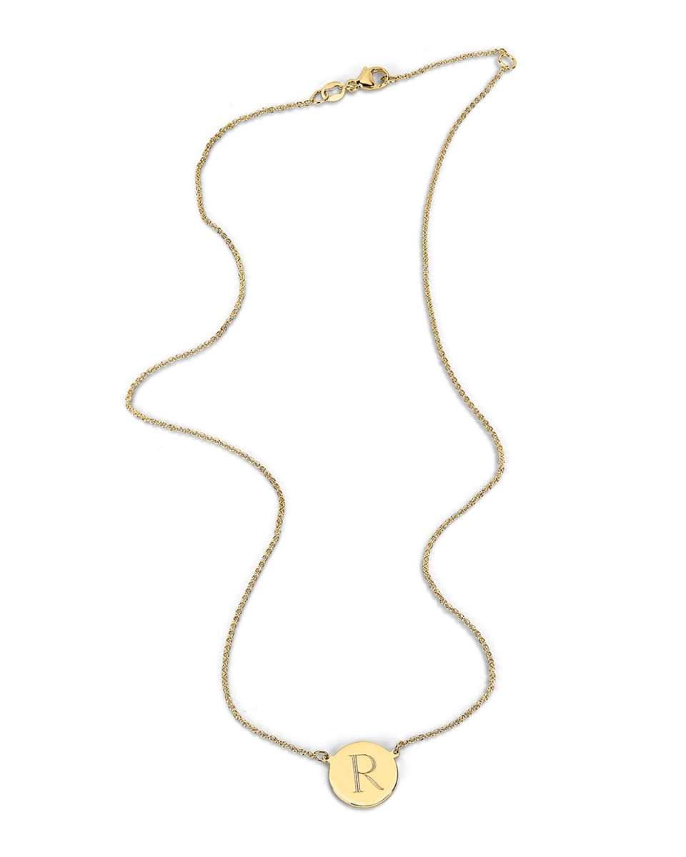 Cara 14K Gold Initial Necklace