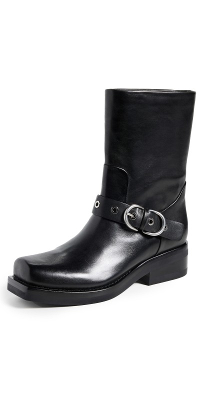 rag & bone Jax Moto Buckle Boots Blk