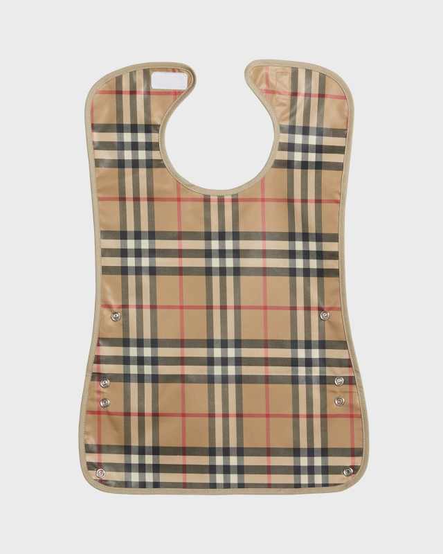 Vintage Check & Icon Striped Baby Bib