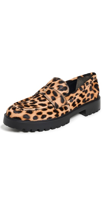 Tory Burch Classic Lug Loafers Classic Leopard