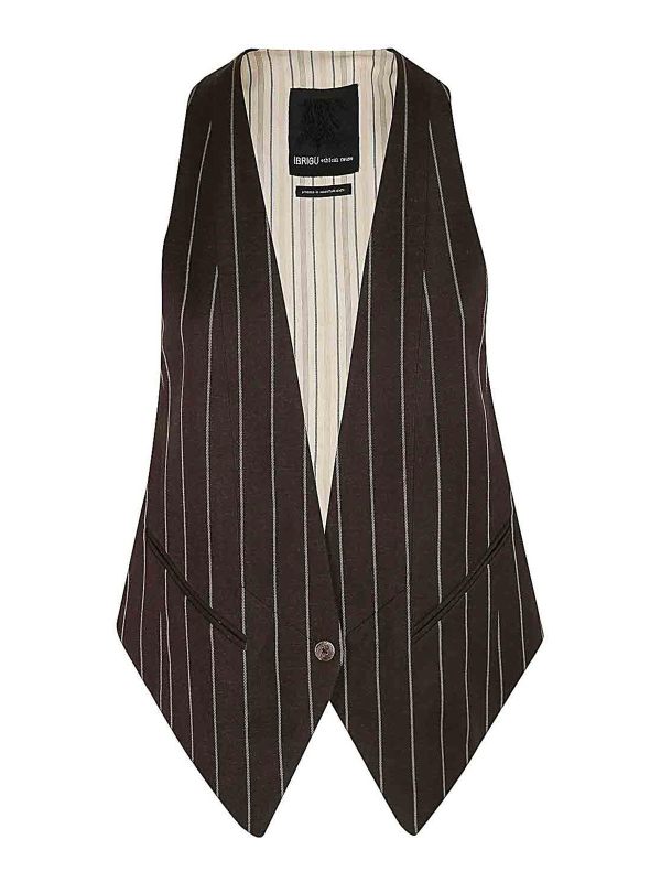 Ibrigu Gilet - Marron