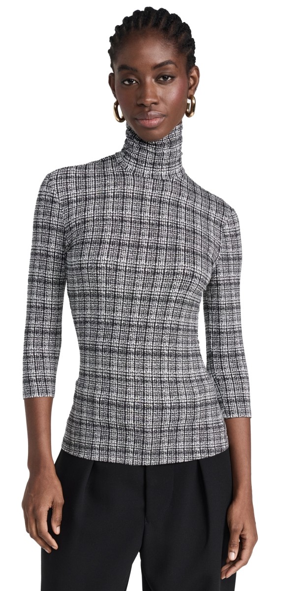 Proenza Schouler White Label Amiri Top Black/Off White