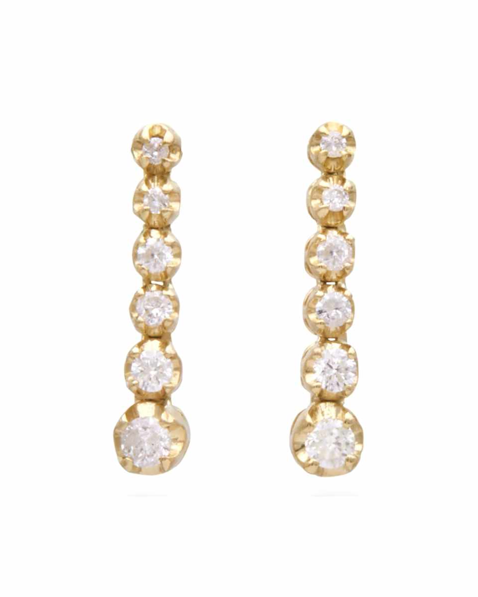 Noble Diamond Tennis Earrings