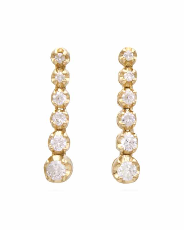 Noble Diamond Tennis Earrings