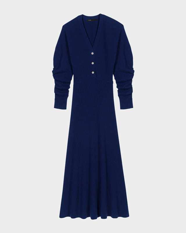 Raquelly Ribbed Knit Dress