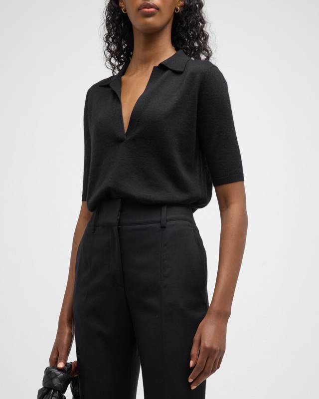 Frank Cashmere Polo Top
