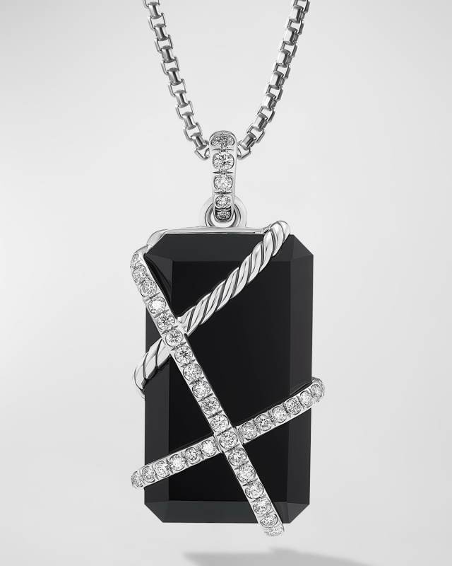 32mm Cable Wrap Pendant in Silver