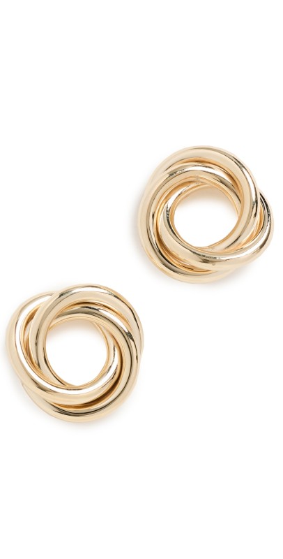 Jennifer Zeuner Jewelry Orit Earrings Gold