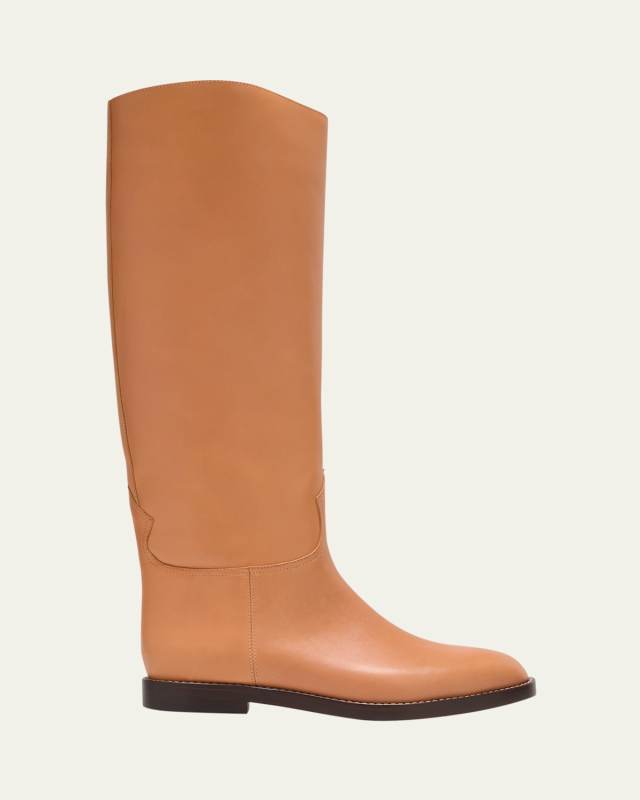 Ninia Leather Riding Boots