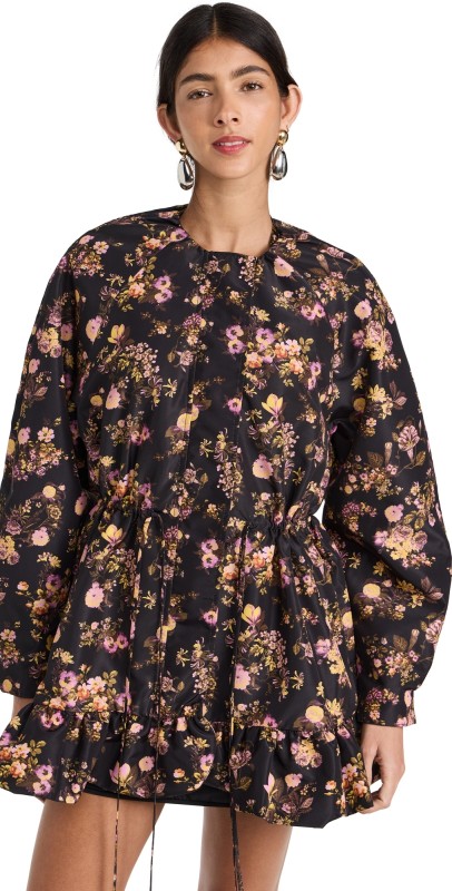 Kika Vargas Karol Jacket BLACK CAMELLIA