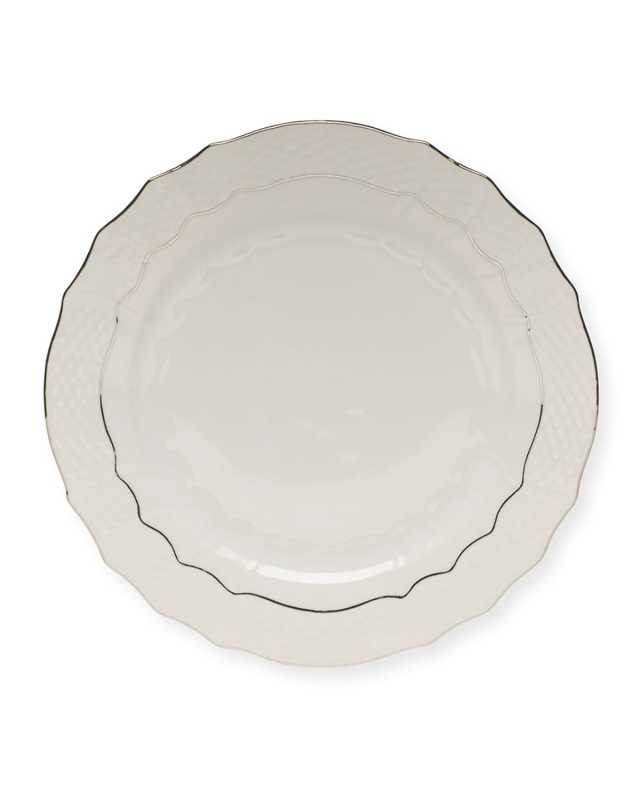 Platinum Edge Service Plate