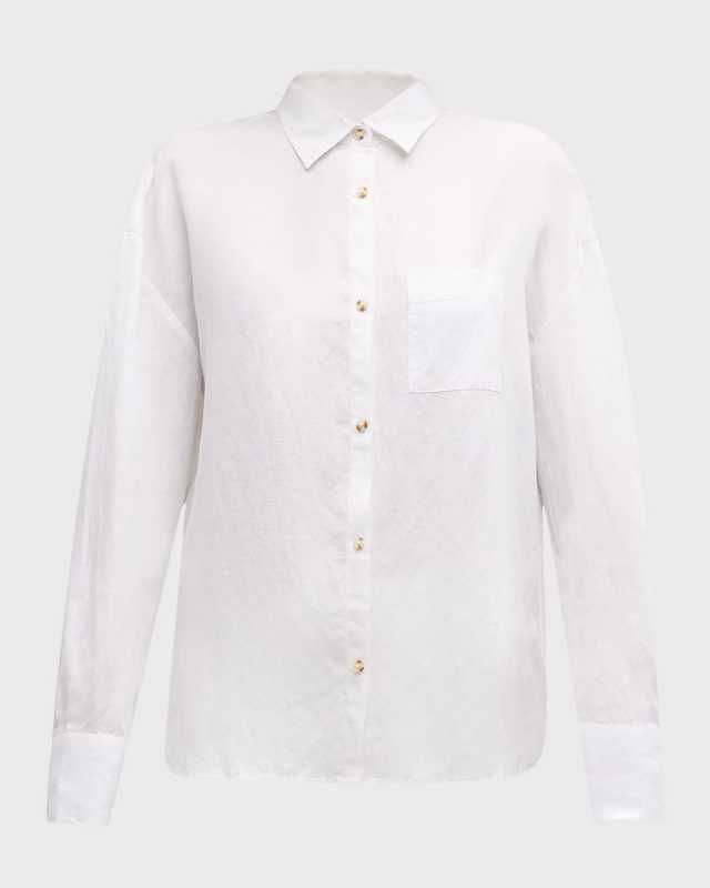 Air Linen Boyfriend Shirt