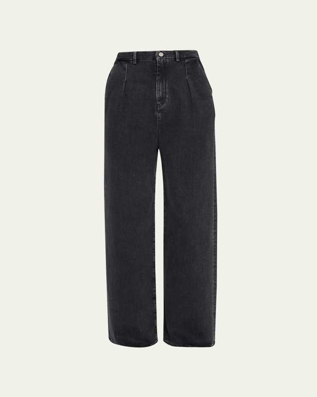 Attu Wide-Leg Denim Pants