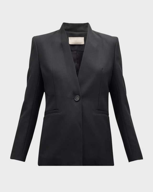 Diona Single-Button Blazer