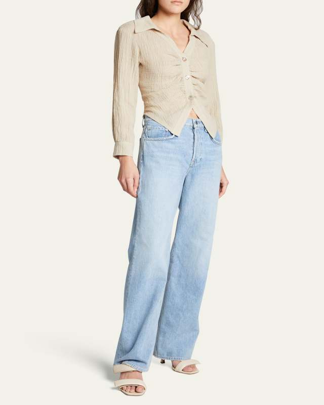 Brooklyn High-Rise Straight Jeans