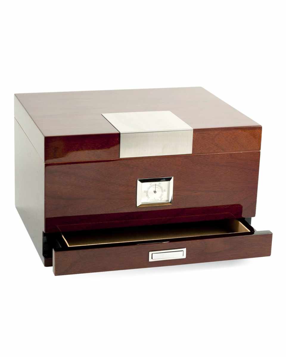 Walnut Wood Cigar Humidor