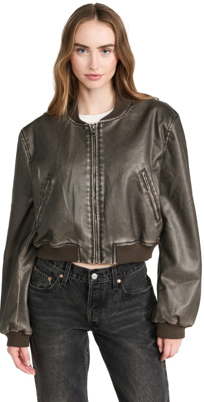 Lioness Allure Bomber Charcoal