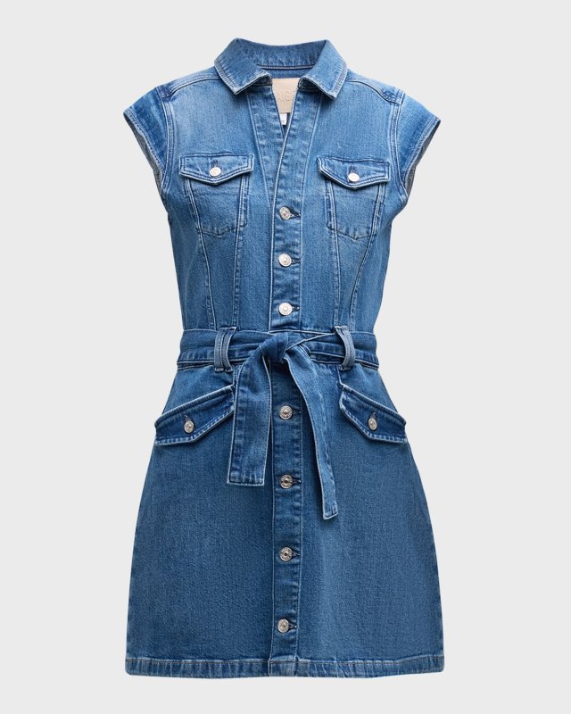 Jaxsyn Mini Denim Shirtdress