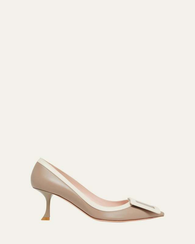 Viv In The City Bicolor Buckle Pumps