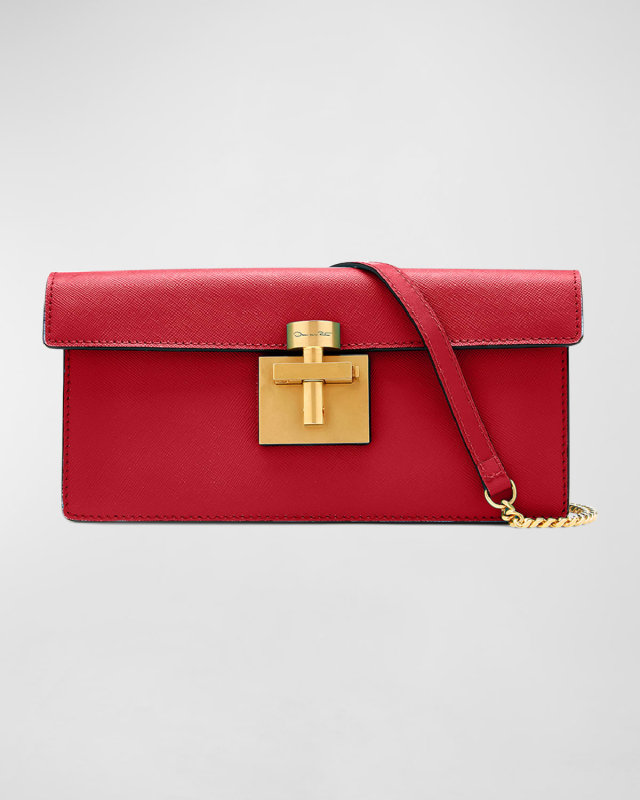 Alibi Slim Leather Crossbody Bag