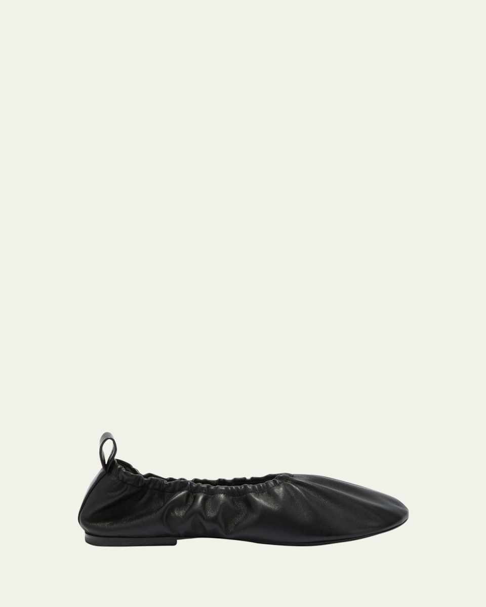 Lambskin Leather Ballerina Flats