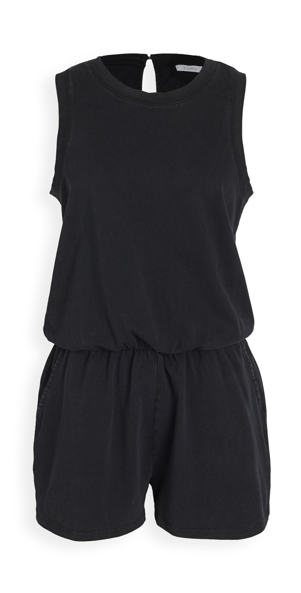 Zupply Adira Romper Washed Black