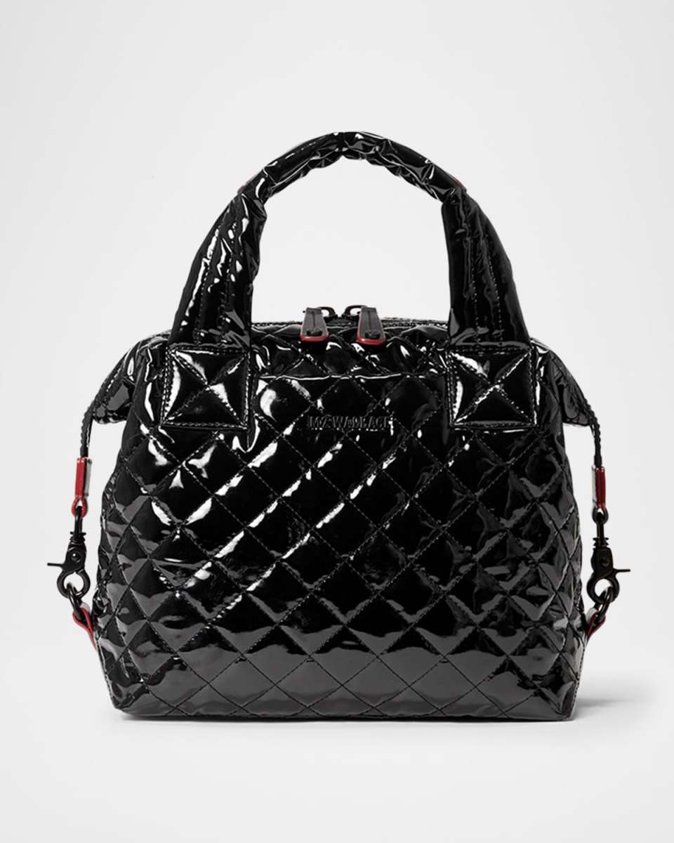 Sutton Deluxe Small Patent Quilted Crossbody Bag