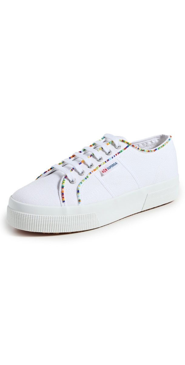 Superga 2740 Multicolor Beads Sneakers White-multicolor Beads