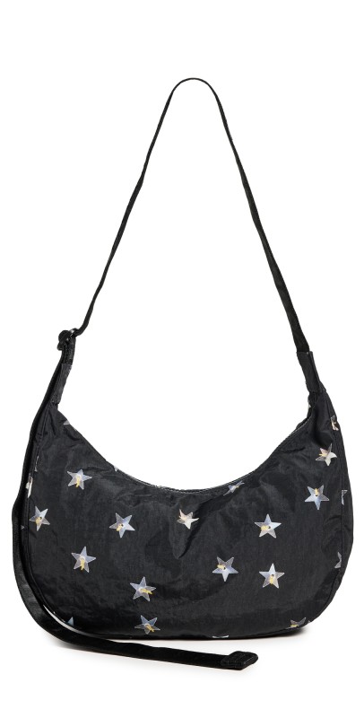 BAGGU Medium Nylon Crescent Bag Stars