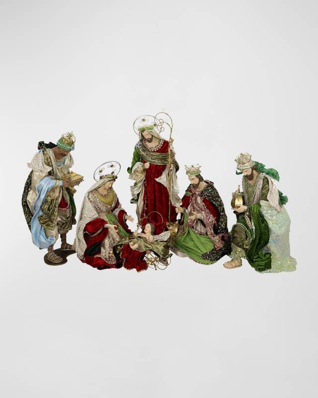 14"-53" Nativity Scene, Set of 6,