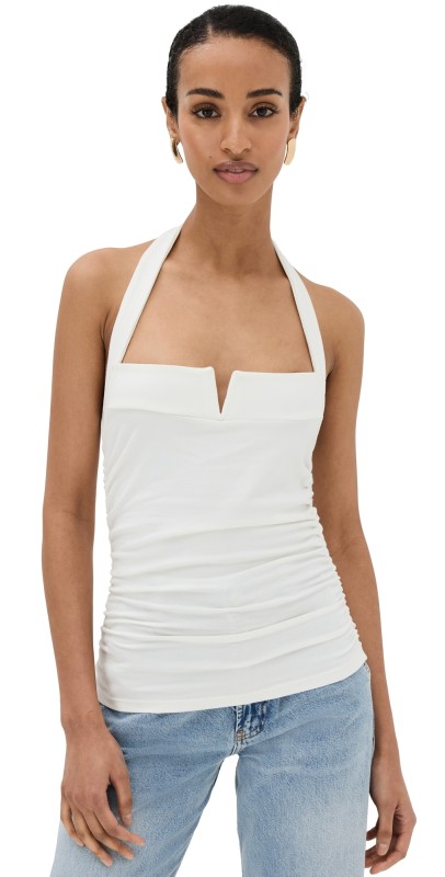 Reformation Arwen Knit Top Fior Di Latte