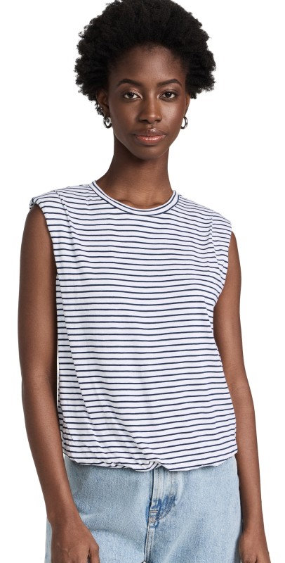 Joe's Jeans The Arden Sleeveless Tee Breton Stripe