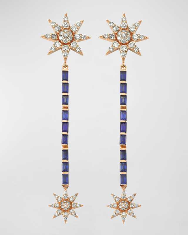 Venus Star Linear Earrings